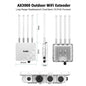 USA Stock KuWFi 500meter Share Wifi Hotspot Device 256+ Users 360° Wireless ap Repeater Ac Outdoor Access Point for School Park