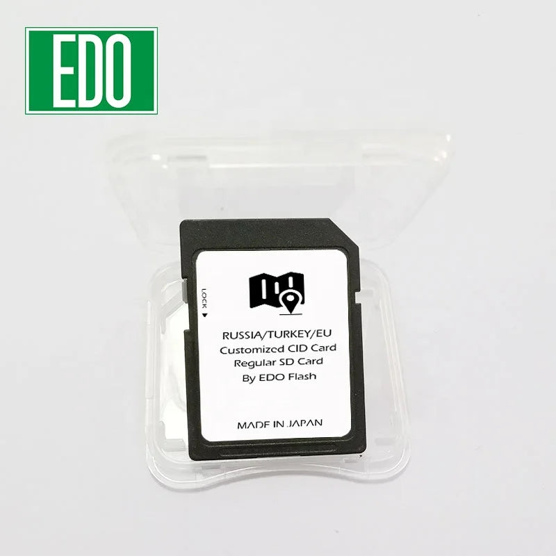 32GB CID SD Card for 2023 With Customized CID Support Changeable CID SD Card for GPS EU 2023