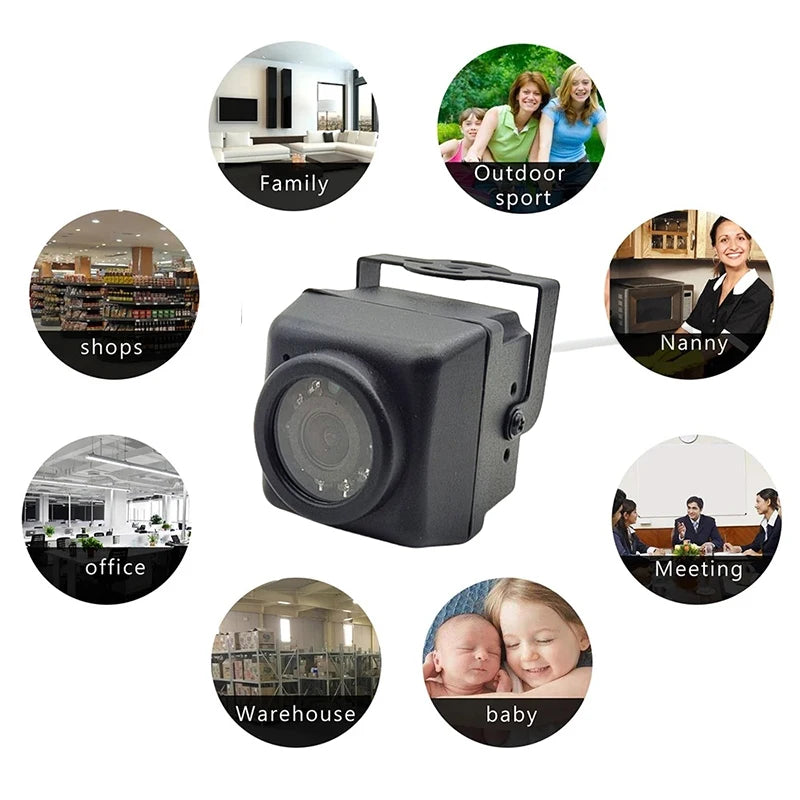 Camhi 2MP 5MP Mini Waterproof IP67 TF Card Slot 940NM IR Night Vision IP Camera Wifi Outdoor For Car Vehicle Fleet&Bird Nest