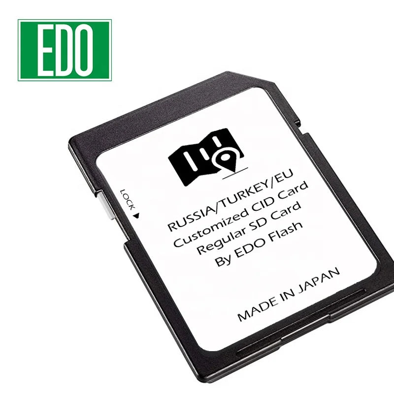 32GB CID SD Card for 2023 With Customized CID Support Changeable CID SD Card for GPS EU 2023