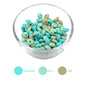 LOFCA 50pcs 12mm Silicone Lentil Beads Baby Teething Beads BPA-Free Food Grade Making Baby Oral Care Pacifier Chain  Accessorise