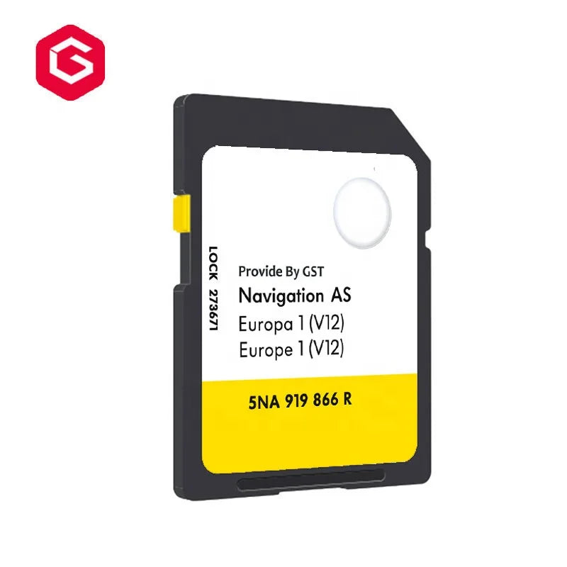 AS V12 Navigation AS Europa/Europe V12 5NA919866R  SD Card