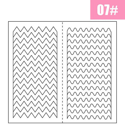 2 Sheets White French Manicure Strip Nail Art Form Fringe Tip Guides Sticker DIY Line Tips Decoration Tool