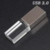 JASTER Pendriver for Wedding Gift  3D Laser logo Cle Usb Memory Stick 32gb 16gb  8gb Crystal Usb Flash Drives U Disk