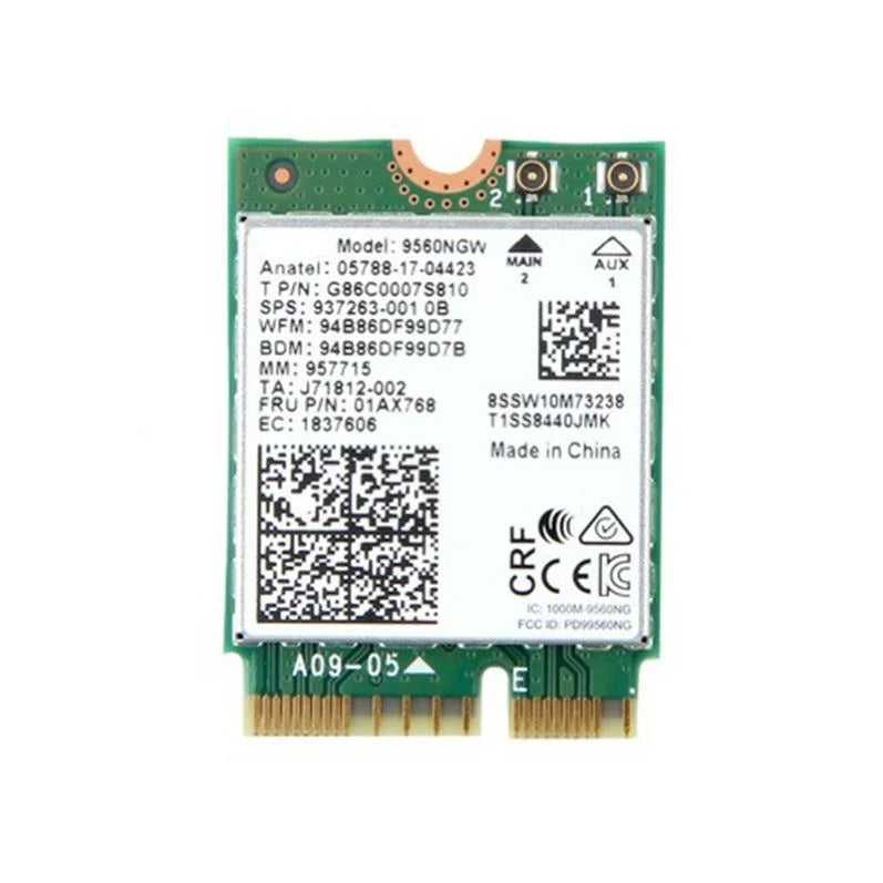 EDUP Wholesale Dual Band In-tel 9560 9560NGW 802.11ac M.2:CNVio WiFi BT 5.0 Network Card