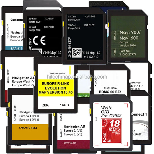 OEM Number Best Seller Cid Write Gps Map Sd Card for Car Gps