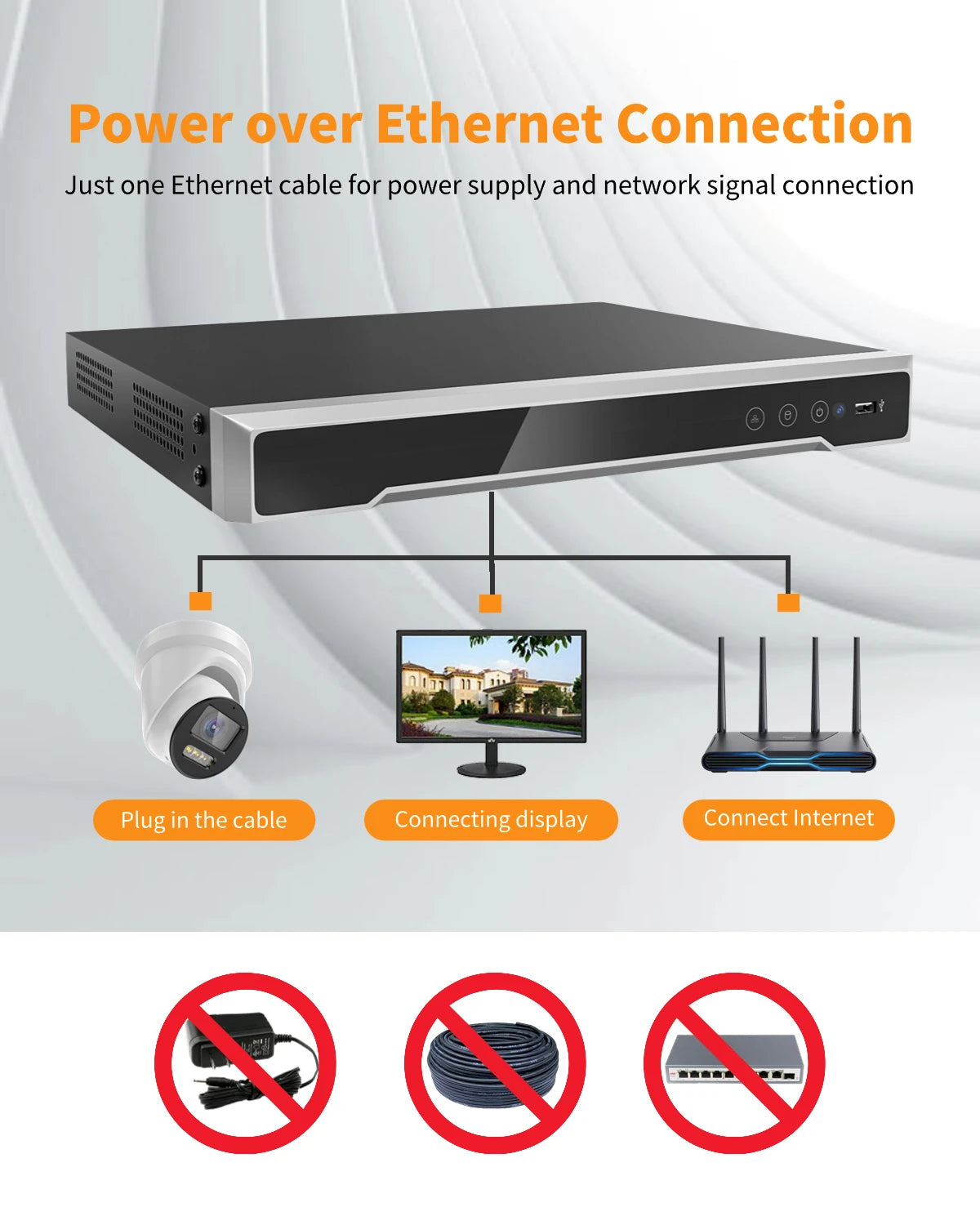 DS-7608NI-Q2/8P HIK ORIGINAL 8 Channel PoE 4K Network Video Recorder NVR Plug Play International English Version US Stock
