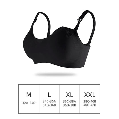 Comfortable Seamless Breast Feeding Bra Wire Free Nursing Bra Front Opening Maternity Special Breastfeeding Underwear Breathable