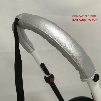 Stroller Handle Cover Case Fit for Babyzen Yoyo 2 /Yoyo +/Yoyo Stroller Bumper Bar Cover Armrest Protective PU Case Accessories