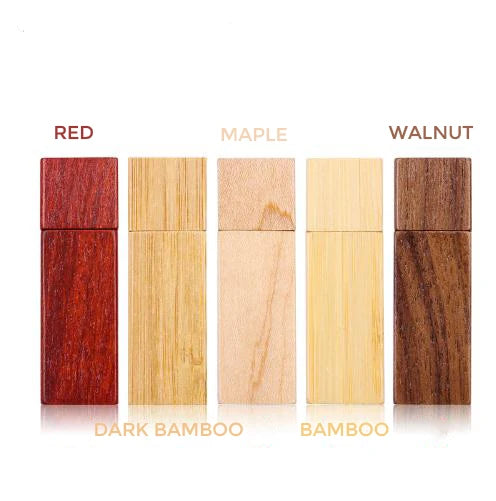 Wooden USB Flash Drive 2.0 1GB 2GB 4GB Natural Wood Wedding Gift 3.0 8GB 16GB 32GB 64GB Memory Stick Free Engrave Logo