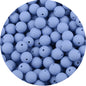 LOFCA 15mm 20pcs/lot Silicone Loose Beads Safe Teether Round Baby Teething Beads DIY Chewable Colorful Teething For Infant