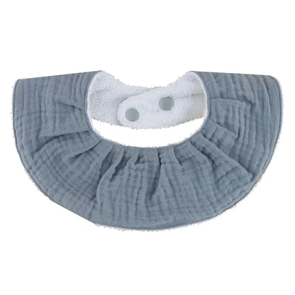 Cotton Gause Baby Bibs Solid Color Absorbent Baby Tassel Bib Newborn Burp Cloths Bandana Scarf for Kids Baby Girls Feeding Item