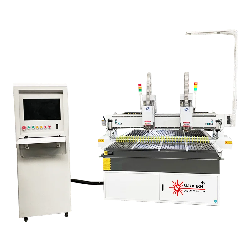 SW1525-2 Chinese Double Heads Wood CNC ROUTER