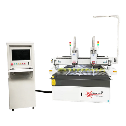 SW1525-2 Chinese Double Heads Wood CNC ROUTER