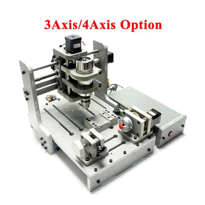 Mini Diy Cnc Router 2030 Usb 4axis 300w for Engraving Milling Metal Pcb Plastic with Mach3 Controller Drill Chuck Cnc Tool Kit