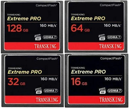 Extreme PRO 160MB/s 1067X Plastic Black Compact Flash CF Memory Card 32GB 64GB 128GB 256GB