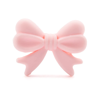 Bowknot 10pcs/lot Silicone Beads DIY Food Grade Silicone Teething Pacifier Cute Shaped Silicone teether Holder Accessories