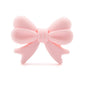 Bowknot 10pcs/lot Silicone Beads DIY Food Grade Silicone Teething Pacifier Cute Shaped Silicone teether Holder Accessories