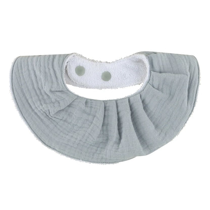 Cotton Gause Baby Bibs Solid Color Absorbent Baby Tassel Bib Newborn Burp Cloths Bandana Scarf for Kids Baby Girls Feeding Item