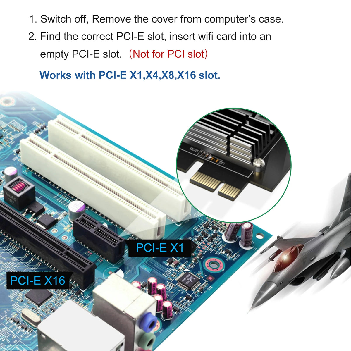 EDUP WiFi 6 Card BT 5.1 PCIe Network Card AX 3000Mbps AX200 802.11AX WiFi Adapter In-tel Wireless Ax200