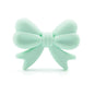 Bowknot 10pcs/lot Silicone Beads DIY Food Grade Silicone Teething Pacifier Cute Shaped Silicone teether Holder Accessories