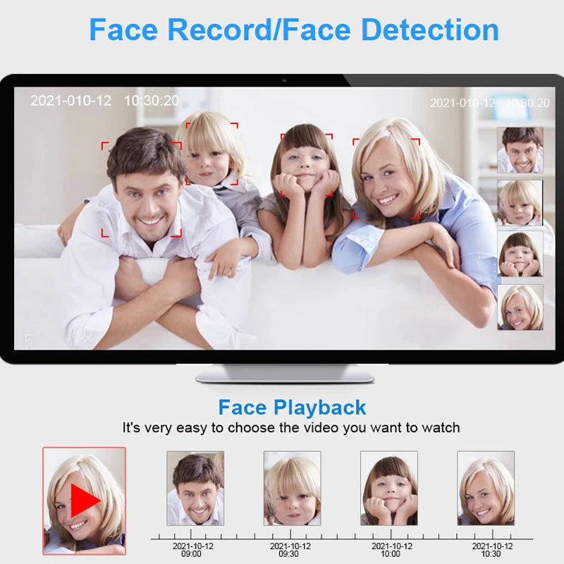 Smar 5MP Camera IP/POE 5MP With Audio Security Camera Indoor Outdoor Waterpfoof Night Vision Video Surveillance Metal Case