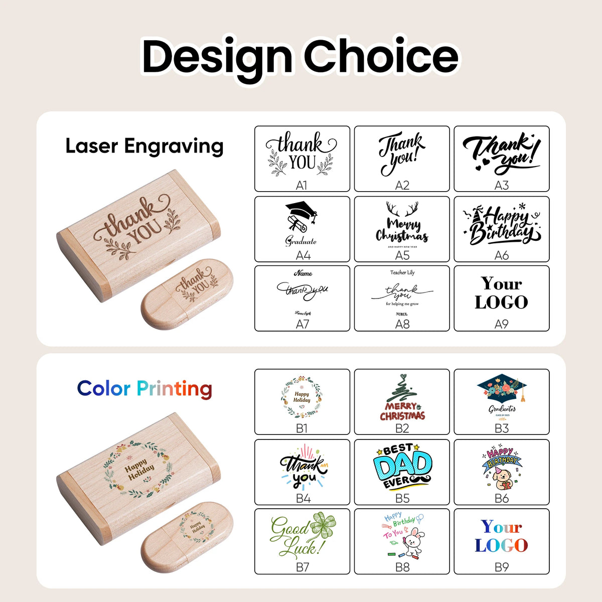 Key 32 Gb 128gb Packaging Box Bulk Cheap Wholesale 8gb Card logo Wooden Custom Usb Flash Drives