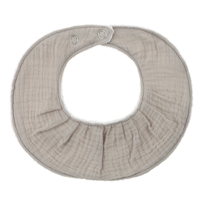Cotton Gause Baby Bibs Solid Color Absorbent Baby Tassel Bib Newborn Burp Cloths Bandana Scarf for Kids Baby Girls Feeding Item