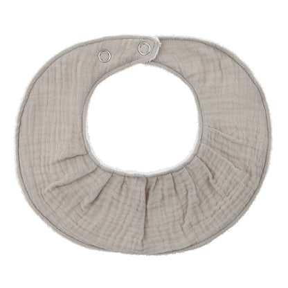Cotton Gause Baby Bibs Solid Color Absorbent Baby Tassel Bib Newborn Burp Cloths Bandana Scarf for Kids Baby Girls Feeding Item