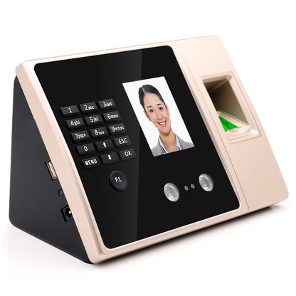 Youku Fa02H Face Attendance Machine Intelligent Sign-In with Swipe Card Employee Fingerprint Facial Recognition Work Punch-In Machine