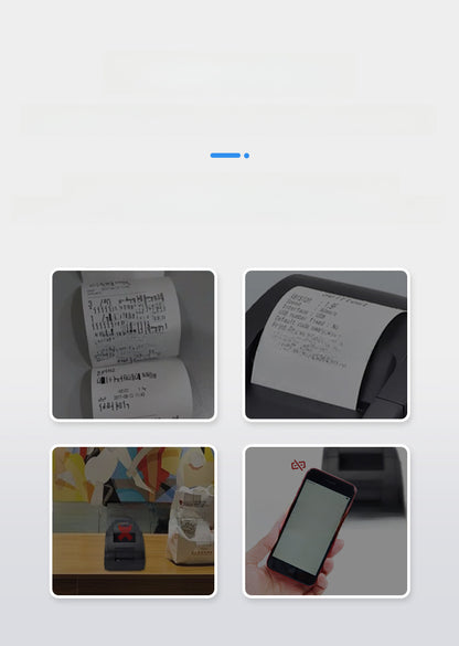 Youku 58A Thermal Printer for Supermarket Cash Register, Printing Receipts for Meituan and Ele.Me Delivery, Bluetooth Receipt Printing