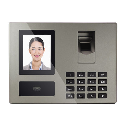 Youku Fa02H Face Attendance Machine Intelligent Sign-In with Swipe Card Employee Fingerprint Facial Recognition Work Punch-In Machine