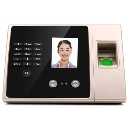 Youku Fa02H Face Attendance Machine Intelligent Sign-In with Swipe Card Employee Fingerprint Facial Recognition Work Punch-In Machine