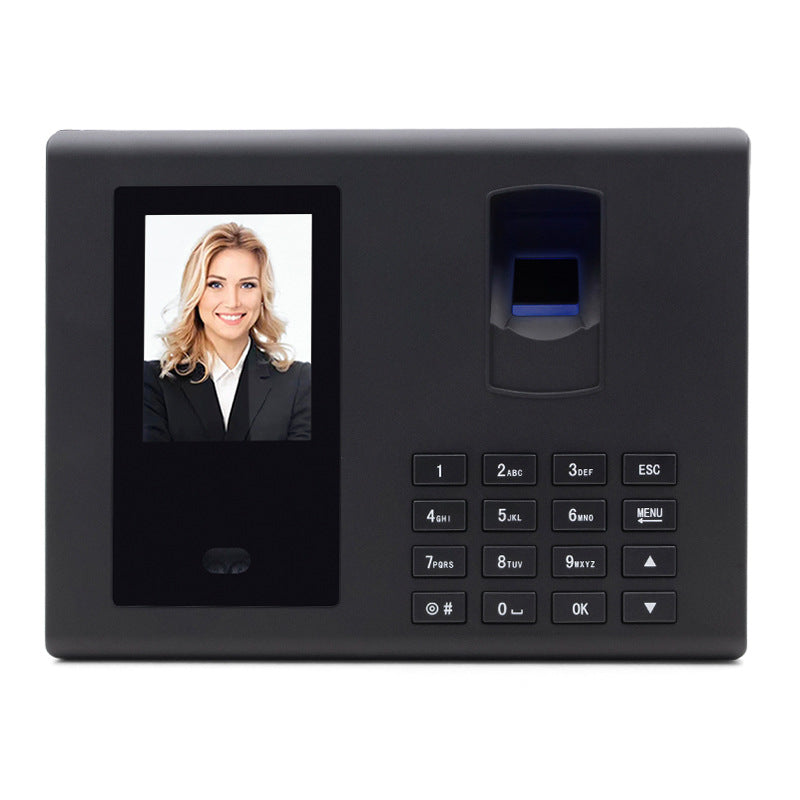 Youku Fa05 Face Attendance Machine Fingerprint Sign-In Employee Face Recognition Punch-In Machine Face Swipe Attendance Machine