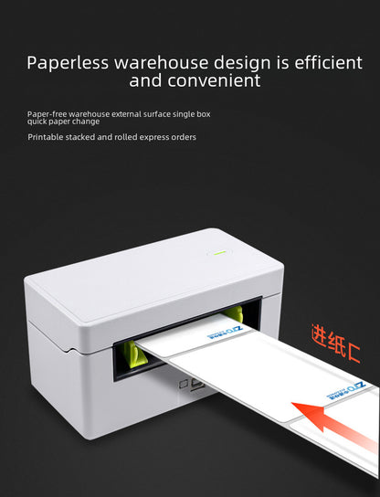 Youku Tdl408H Thermal Label Printer Bluetooth Express Label Printer for Self-Adhesive Export Labels