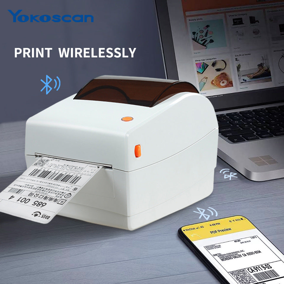 Youku TP403 Thermal Label Printer Express Surface Single Adhesive Sticker E-mail Treasure Taobao Cainiao Single Machine