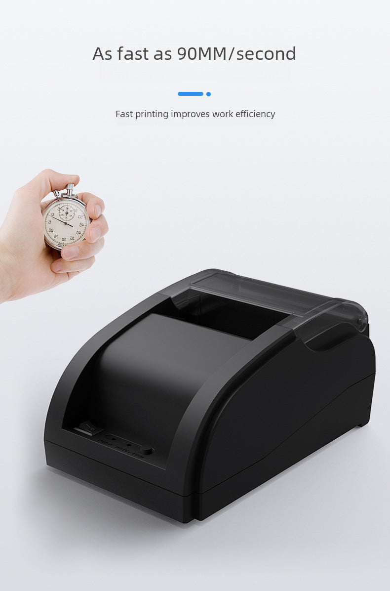Youku 58A Thermal Printer for Supermarket Cash Register, Printing Receipts for Meituan and Ele.Me Delivery, Bluetooth Receipt Printing