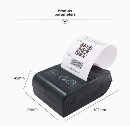 Youku 58Hb5 Bluetooth Printer Manager Fox Police Air Supply Gas Receipt Thermal Portable 58 Receipt Printer