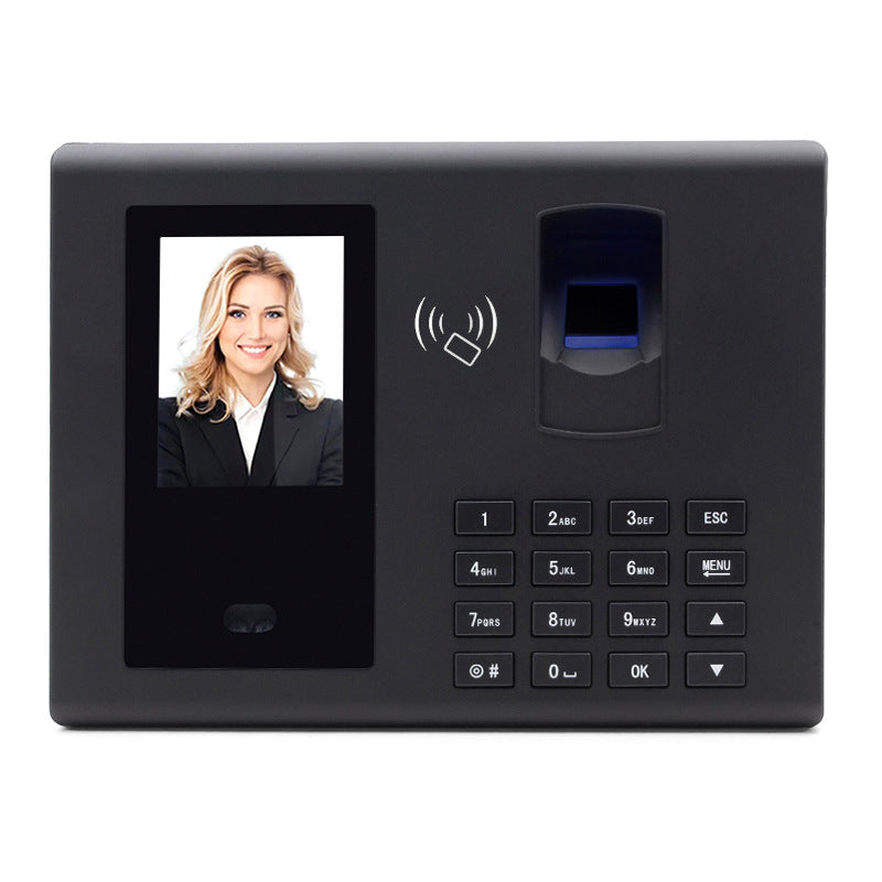 Youku Fa50 Internet-Connected Face Attendance Machine Comes with Software Employee Face-Swiping Fingerprint Recognition Sign-In Punch-In Machine for up and down Classes
