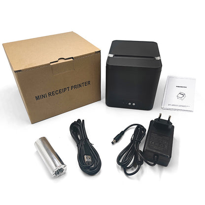 Youku Small Ticket Printer for Kitchen Use, Order Processing, Network Port Thermal Receipt Printing, Cash Register, Bluetooth Receipt Printer