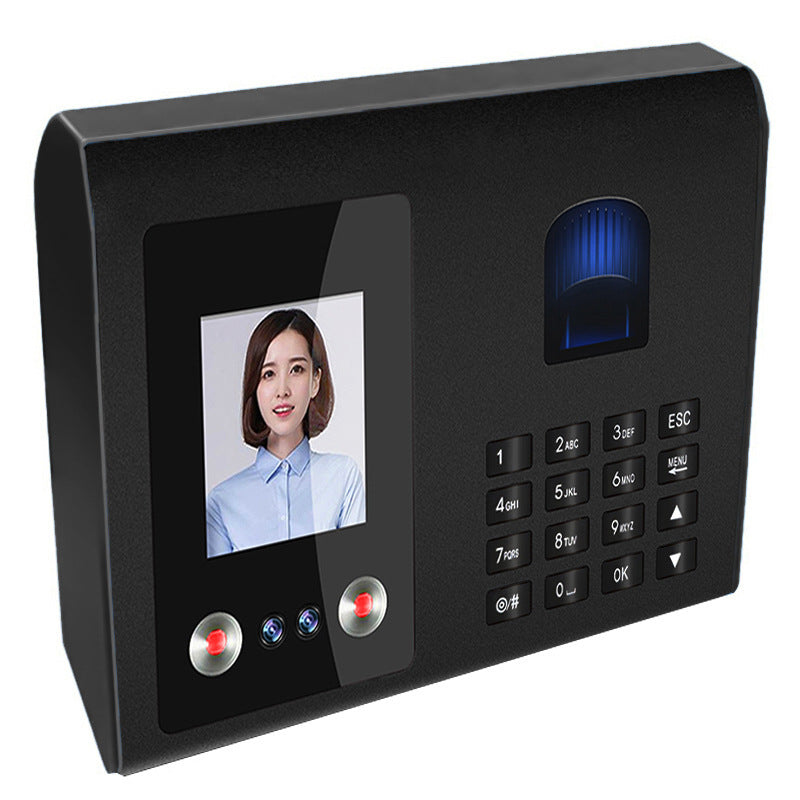 Youku Fa01H Face Attendance Machine Employee Face-Swiping and Work Clothing Fingerprint Facial Recognition Punch-In Machine