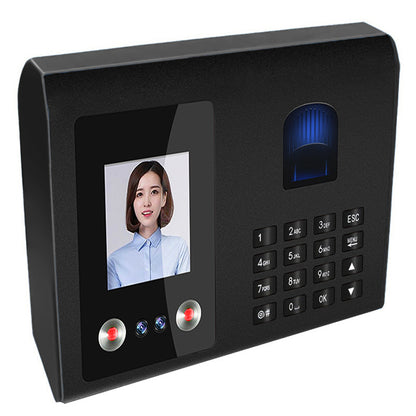 Youku Fa01H Face Attendance Machine Employee Face-Swiping and Work Clothing Fingerprint Facial Recognition Punch-In Machine