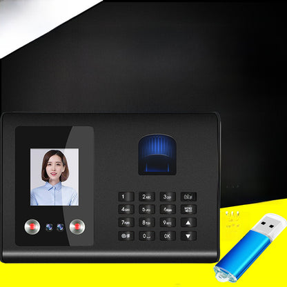 Youku Fa01H Face Attendance Machine Employee Face-Swiping and Work Clothing Fingerprint Facial Recognition Punch-In Machine