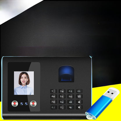 Youku FA01 Face Attendance Machine Staff Check-in Machine Face Recognition Intelligent Card Machine Chinese and English Attendance