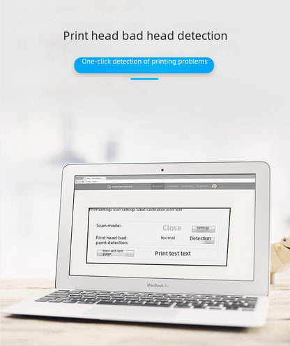 Uiku Tdl402 Thermal Label Printer Barcode Self-Adhesive Label Paper Bluetooth Express Digital Form Printing