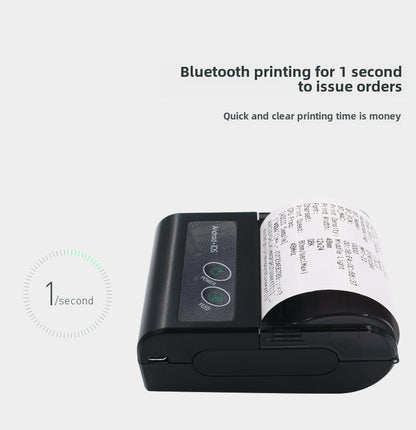 Youku 58Hb5 Bluetooth Printer Manager Fox Police Air Supply Gas Receipt Thermal Portable 58 Receipt Printer