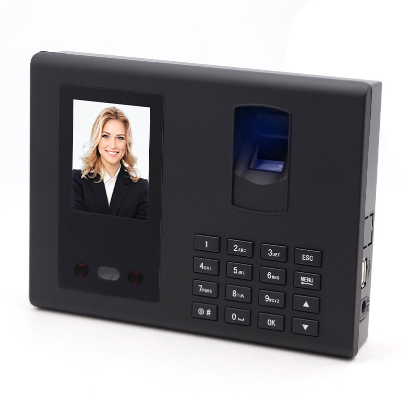 Youku Fa05 Face Attendance Machine Fingerprint Sign-In Employee Face Recognition Punch-In Machine Face Swipe Attendance Machine