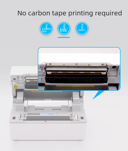 Uiku Tdl402 Thermal Label Printer Barcode Self-Adhesive Label Paper Bluetooth Express Digital Form Printing