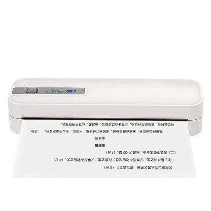 A4 Home Student Printer Portable Bluetooth Printing Job Thermal Ink-free Home Smart Phone Wrong Question Machine