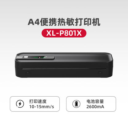 A4 Home Student Printer Portable Bluetooth Printing Job Thermal Ink-free Home Smart Phone Wrong Question Machine